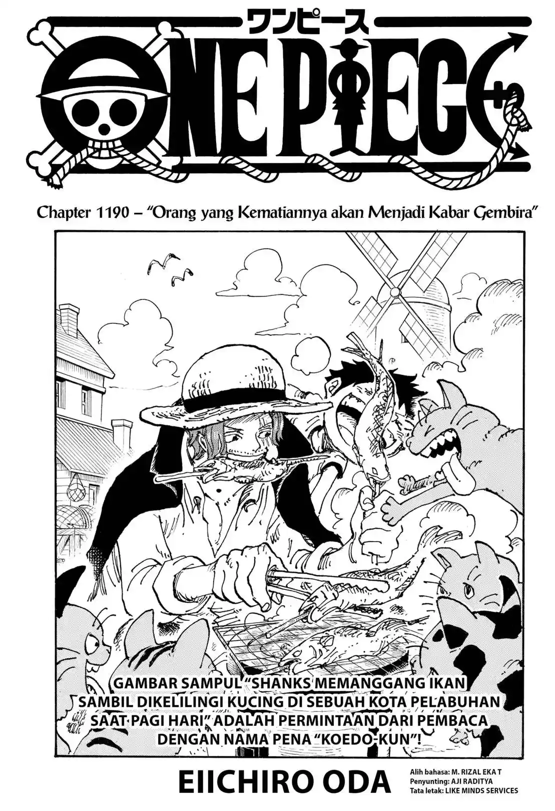 One Piece berwarna 1190 1191 1192 bahasa indonesia